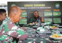 Dansatgas TMMD Abdya Ajak Prajurit Berkomitmen Jalani Program di Desa Gunung Cut