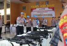 Propam Polda Aceh ke Mapores Aceh Barat, Senjata Dikeluarkan, Ada Apa?