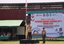 Kapolres Abdya Pimpin Upacara Penutupan Perkemahan Jambore Cabang Pramuka