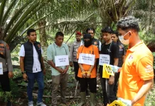 Rekonstruksi Kasus Pembunuhan di Tadu Raya dengan Pengamanan Ketat