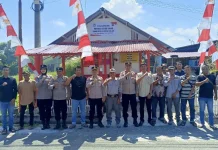 Sat Binmas Polres Aceh Barat Turun Langsung Nilai Pos Satkamling