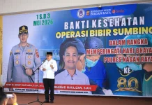 Bupati TRK Hadiri Kegiatan Sosial Operasi Bibir Sumbing HUT Bhayangkara