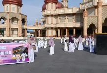 TKIT Az Zahira Gelar Manasik Haji Anak di Masjid Agung Meulaboh