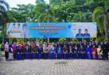 Bupati Nagan Raya TRK Pimpin Upacara Hardiknas 2026