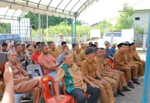 Bupati TRK Lantik 128 PNS, Ingatkan Jangan Pindah Sebelum 10 Tahun