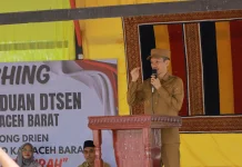 Bupati Aceh Barat Luncurkan Posko DTSEN