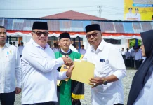 Bupati TRK Lantik  357 Tuha Peut Gampong Se-Kecamatan Darul Makmur dan Tripa Makmur