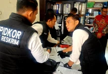 Satreskrim Polres Aceh Barat Geledah Dinas DP3AKB Aceh Barat, Ini Kasusnya