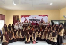 Dekranasda  Aceh barat adakan kegiatan di SMA Kaway XVI