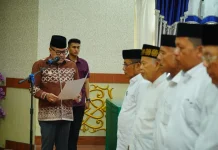 Bupati TRK Lantik Pengurus DKA Nagan Raya 2025–2029