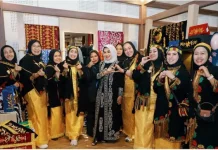 UMKM Padusi Tapa dan Mutiara Kasab Tampil di Expo Ajang Persit Bisa 2026