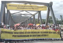 Masyarakat Beutong Ateuh Gelar Aksi Tolak Tambang