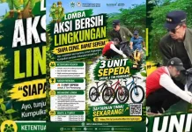 DLH Aceh Barat Gelar Lomba Aksi Bersih Lingkungan, Tiga Tim Tercepat Raih Sepeda