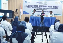 Kepala Pusbangkom Penyiaran RRI Buka UKWR ke-XXXIII