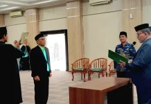Kakanwil Kemenag Aceh Lantik H. Khairul Azhar sebagai Kakankemenag Aceh Barat