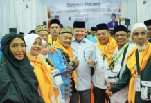 Bupati Nagan Raya Hadiri Pelepasan Jemaah Haji Kloter 9 Embarkasi Aceh