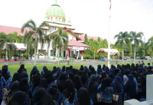 Wabub said Fadeil  pimpin upacara Harkitnas