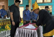 Empat Kepala Mukim di Teupah Selatan Resmi Dilantik