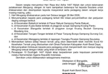 Pemkab Abdya Tetapkan Hari Meugang Idul Adha Jatuh 26 Mei 2026
