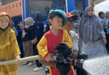 Edukasi Mitigasi Bencana, TK Negeri Percontohan Kunjungi BPBD Aceh Barat