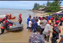 Tim SAR Gabungan Berhasil Temukan Korban Tenggelam di Pantai Suak Ribee