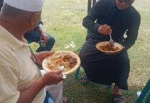 Kebersamaan Warnai Penyembelihan Hewan Kurban di Meulaboh