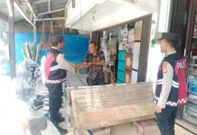 Polsek Arongan Lambalek Patroli Dialogis Jaga Kamtibmas