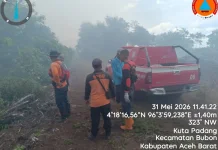 Kebakaran Lahan Seluas 2 Hektare Terjadi di Kecamatan Bubon
