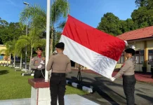 Polres Simeulue Gelar Upacara Peringatan Hari Lahir Pancasila