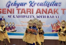 IGTKI - PGRI Aceh Barat Gelar Gebyar Kreativitas Seni Tari Anak TK se-Aceh Barat