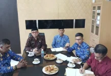 Sekda Simeulue Ikuti Rakor Penjajakan Kerja Sama dengan Kemnaker