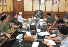 MPU Bahas Keseragaman Penerapan Hukum Mawaris Bersama Wagub Aceh