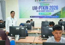 Sebanyak 2.640 Peserta Mengikuti UM-PTKIN 2026 di UIN Ar-Raniry Banda Aceh