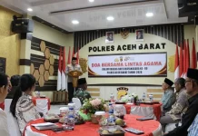 Sambut Hari Bhayangkara, Polres Aceh Barat Gelar Doa Bersama Lintas Agama