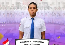 Siswa MAN Meulaboh Lulus  Paskibra  Nasional