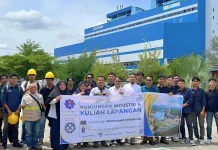 Mahasiswa Teknik Mesin UTU Pelajari Sistem PLTU di Nagan Raya