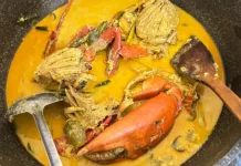 Dari Cangkang hingga Kuahnya, Gulai Kepiting Selalu Mengundang Selera