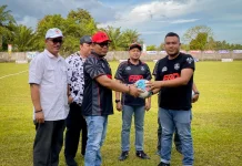 Bupati Aceh Jaya, Safwandi Buka Open Turnamen Sepak Bola