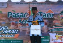 Bupati Aceh Barat Buka Roadshow Pasar Tani 2026