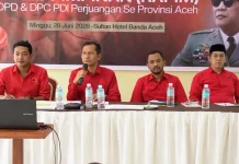Rapim PDI Perjuangan Aceh Targetkan Lima Kursi DPRA dan Tambah DPR RI