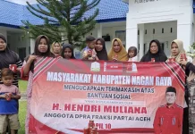 Cegah Stunting, Hendri Muliana Salurkan 49 Ribu Kaleng Sarden di Nagan Raya