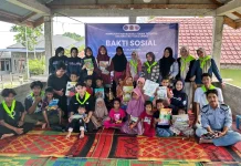 Mahasiswa HMTI UTU Kembangkan Literasi lewat Pojok Baca di Gampong Canggai