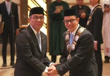 Menteri Diktisaintek Lantik Prof Dr Nyak Amir Rektor UTU Periode 2026-2030