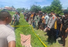 Layanan 110, Polres Aceh Barat Tindak Lanjuti Penemuan Mayat di Samatiga