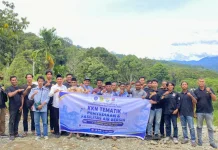 Mahasiswa UTU Bersama Warga Bangun Fasilitas Air Bersih di Desa Kuta Teungoh