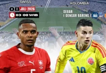 Swiss Tantang Kolombia di Babak 16 Besar, Dengarkan Siaran Langsungnya Bersama RRI