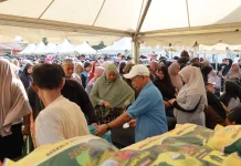 Pasar Tani Road Show Kembali Digelar di Aceh Barat Antusias Warga Tinggi