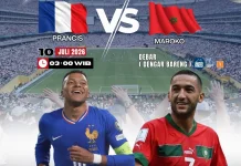 Prancis Buka Laga Kontra Maroko Perempat Final Piala Dunia 2026