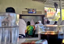 Argentina Unggul sementara 1-0 atas Swiss, Warga Meulaboh Nobar Sambil  Ngopi Pagi