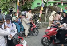 Kemacetan di Depan Dua Madrasah Kuta Padang Dikeluhkan Wali Murid
